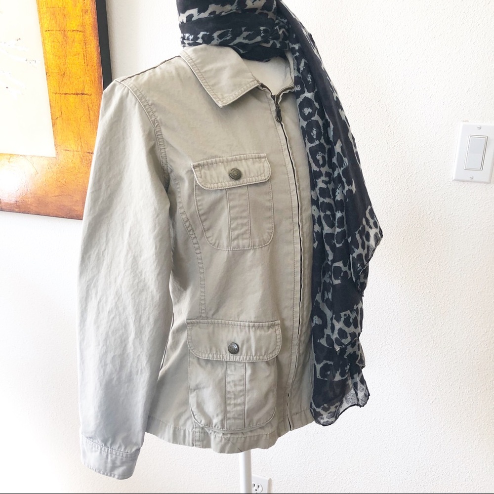 Eddie Bauer Beige Utility Jacket